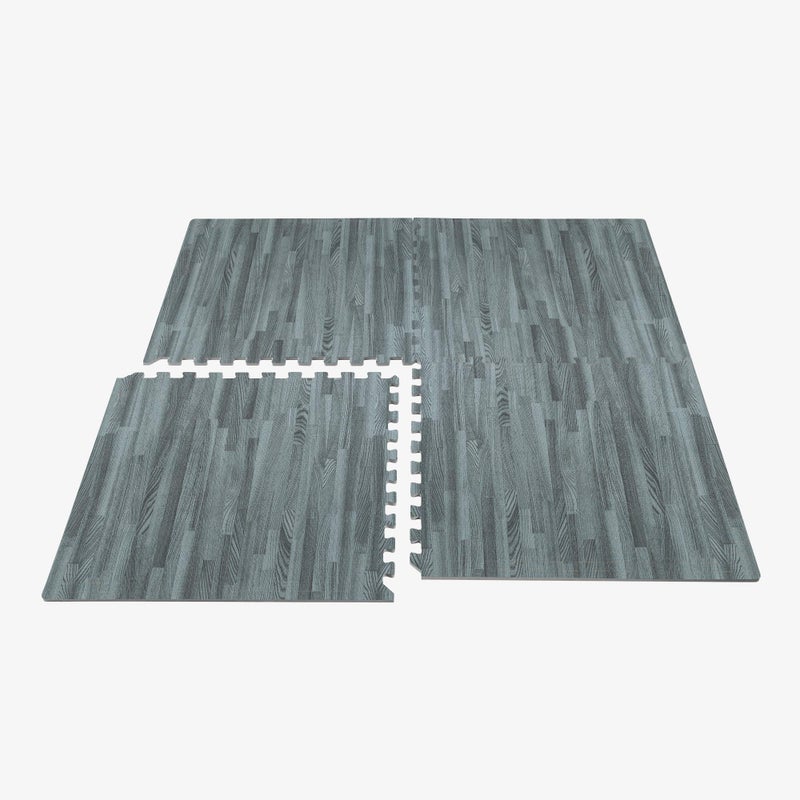 We Sell Mats Forest Floor 3/8 Inch Thick Printed Foam Tiles, Premium Wood Grain Interlocking Foam Floor Mats, Anti-Fatigue Flooring â€“ Stylish Flooring Solution, Slate, 24 Sq Ft - Image 5